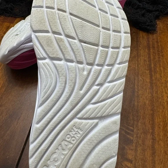 Hoka One One Ora Comfort Recovery Pink Slide Sandals size 8 - Picture 3 of 3